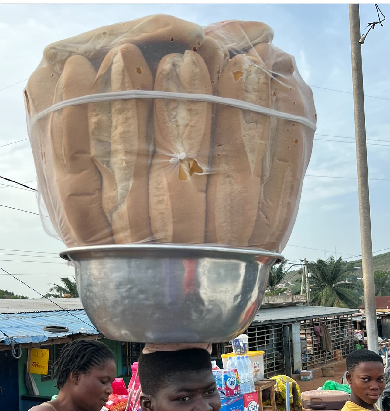 Bread seller, Togo
